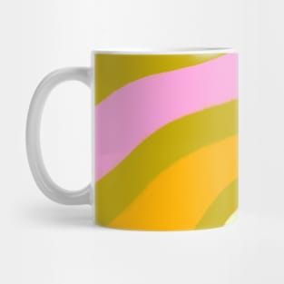 Cute Retro 70s Kawaii Colorful Abstract Mug